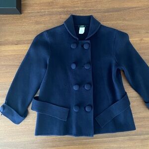 J. Crew Midnight Blue Double-Breasted Blazer